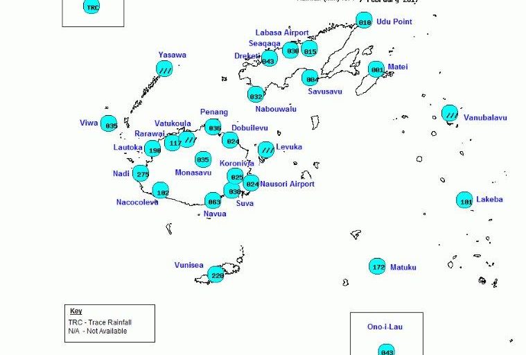Special Weather Bulletin Number Twenty Seven for Heavy Rain – 8am – Wednesday, 8th February 2017
