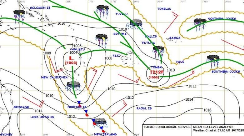 Special Weather Bulletin Number Ninety One for Flood – 12.10PM – 16 February 2017