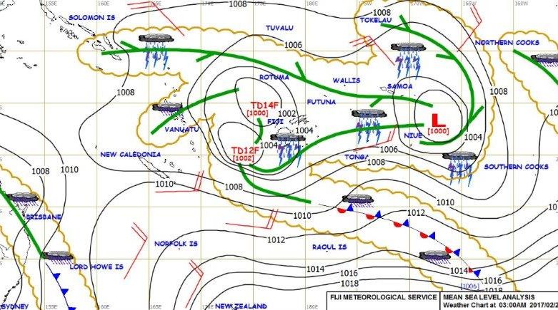 Special Weather Bulletin Number Four for Heavy Rain – 11am – 20 February 2017