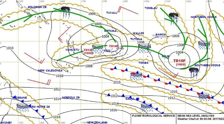 Special Weather Bulletin Number Fourteen for Heavy Rain – 2pm – 21 February 2017