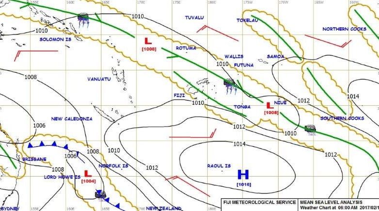 Special Weather Bulletin Number Seventy Six for Heavy Rain – 11.00am – 14 February 2017