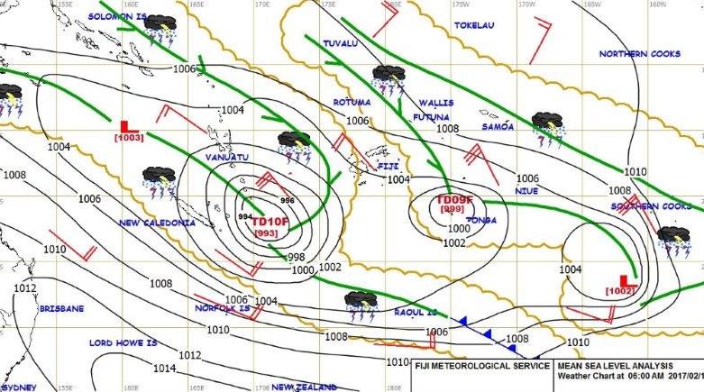 SPECIAL WEATHER BULLETIN NUMBER FORTY SIX FOR HEAVY RAIN – 5PM – FRIDAY THE 10TH OF FEBRUARY, 2017
