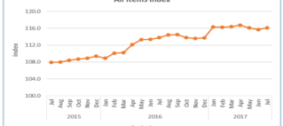 Marginal Change Noted In July Consumer Price Index