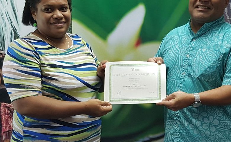 SPTO Staff recognized for promoting sustainable tourism