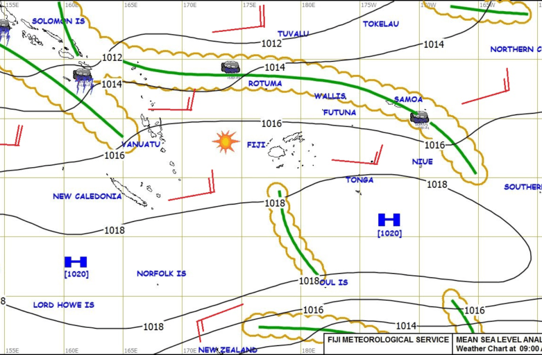 Weather watch: Strong wind warning for Fiji waters
