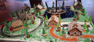 Gingerbread Village For Christmas At Castaway