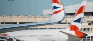 British Airways first Airbus 350 touches down at London Heathrow