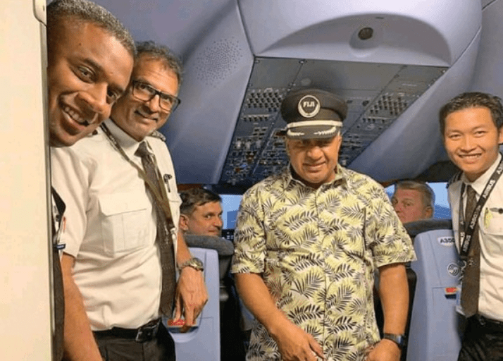 First Officer Gideon Leweniqila proud to be part of crew