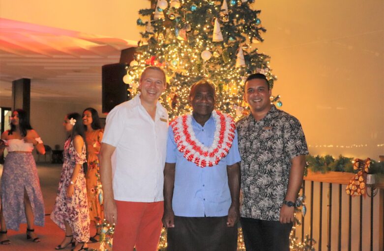 Christmas Tree Lighting Ceremony at Fiji Marriott Resort Momi Bay