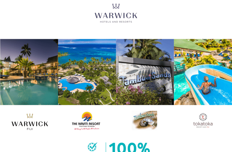 Warwick Hotels and Resorts – Fiji achieve 100% Vaccination
