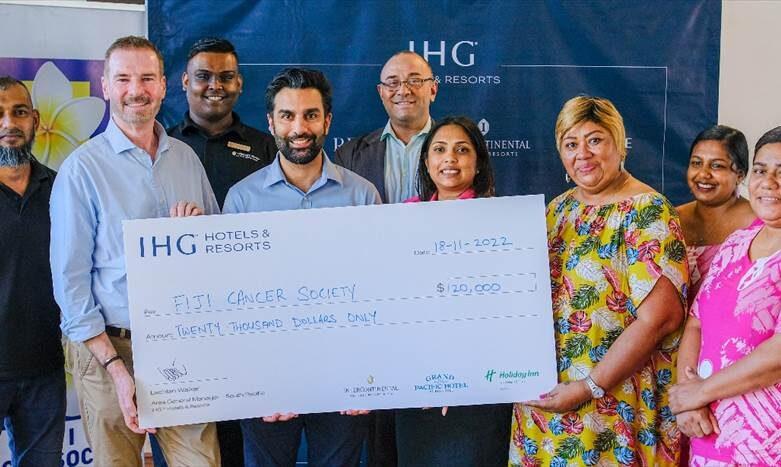 IHG Hotels & Resorts in Fiji Donate $20,0000 for Cancer Cause