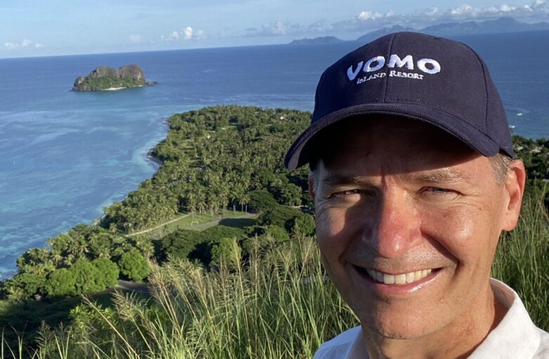 Pink Appointed Vomo Island Resort GM